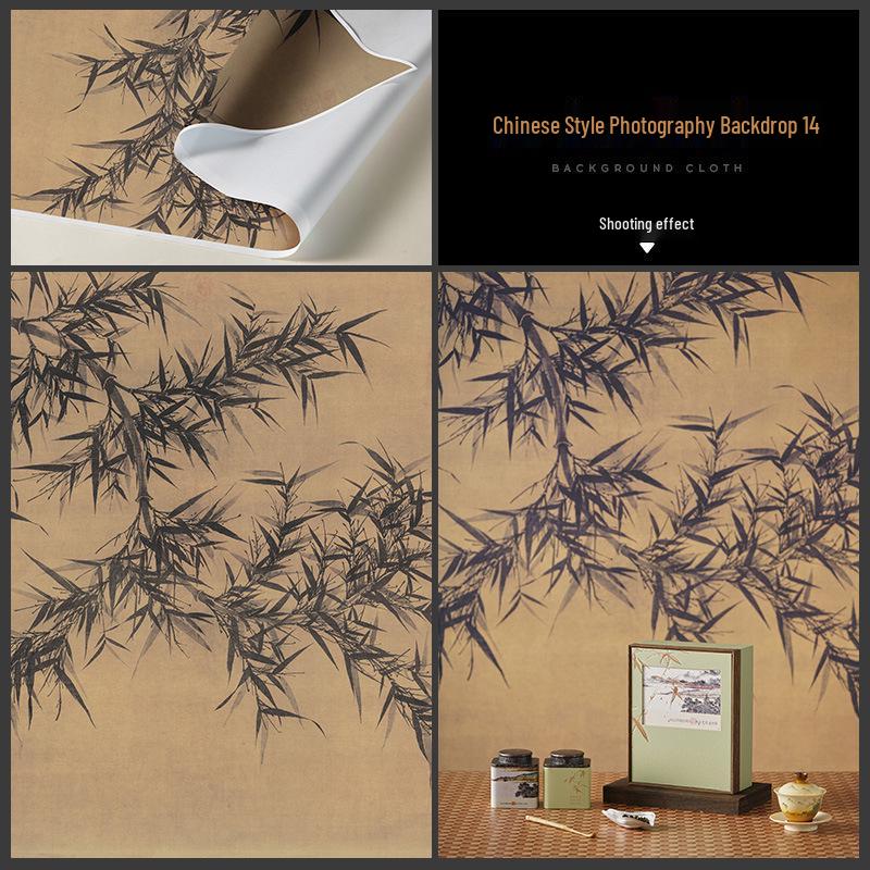 Large Chinese Retro Still Life Background Cloth for Photography