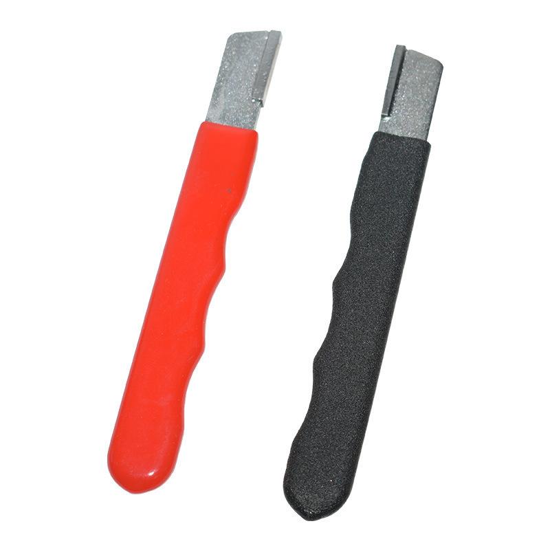 2Pcs Professional Tungsten Diamond Ceramic Knife Scissors Sharpener For All Blades Kitchen Garden Shears Sharpening Tool