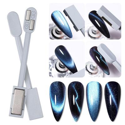 1PCS Bastone per smalto gel magnetico a doppia testa per smalto per unghie Gel Forte e facile da usare Strumenti per penna magnetica per nail art