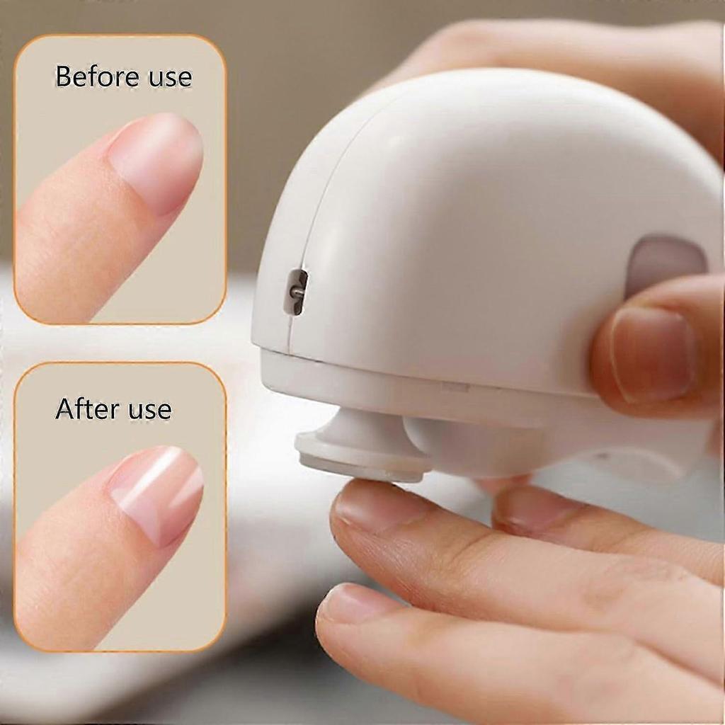 Electric Nail Clipper for Seniors with Nail Catcher, USB Rechargeable 3-in-1 Trimmer and File, LED Light