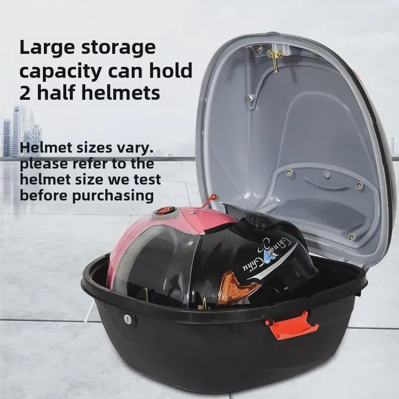 Emma Universal Electric Motorcycle Trunk - Large Pedal, Thick, Suitable for Tool and Battery Storage