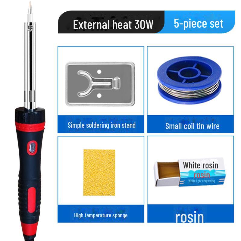 

Мощный электрический паяльник 60 Вт с подсветкой для сварки и выжигания