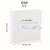 5-30pc Transparent Wall-Mounted Circular Hooks Multifunctional Storage Round Ring Hook Bathroom Home Hang Curtain Rod Bracket