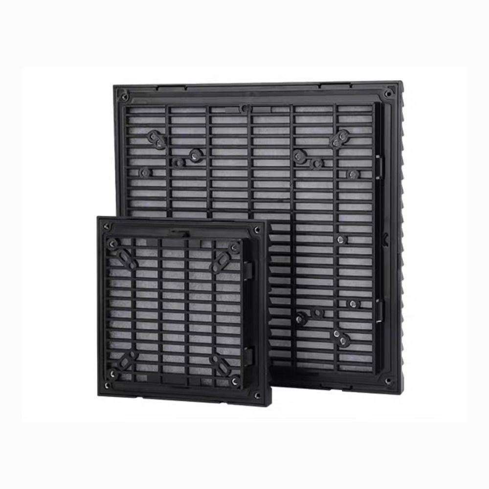 Black Vent Grille Waterproof Louver Vent Air Ventilation System Fan Grille Electric Cabinet