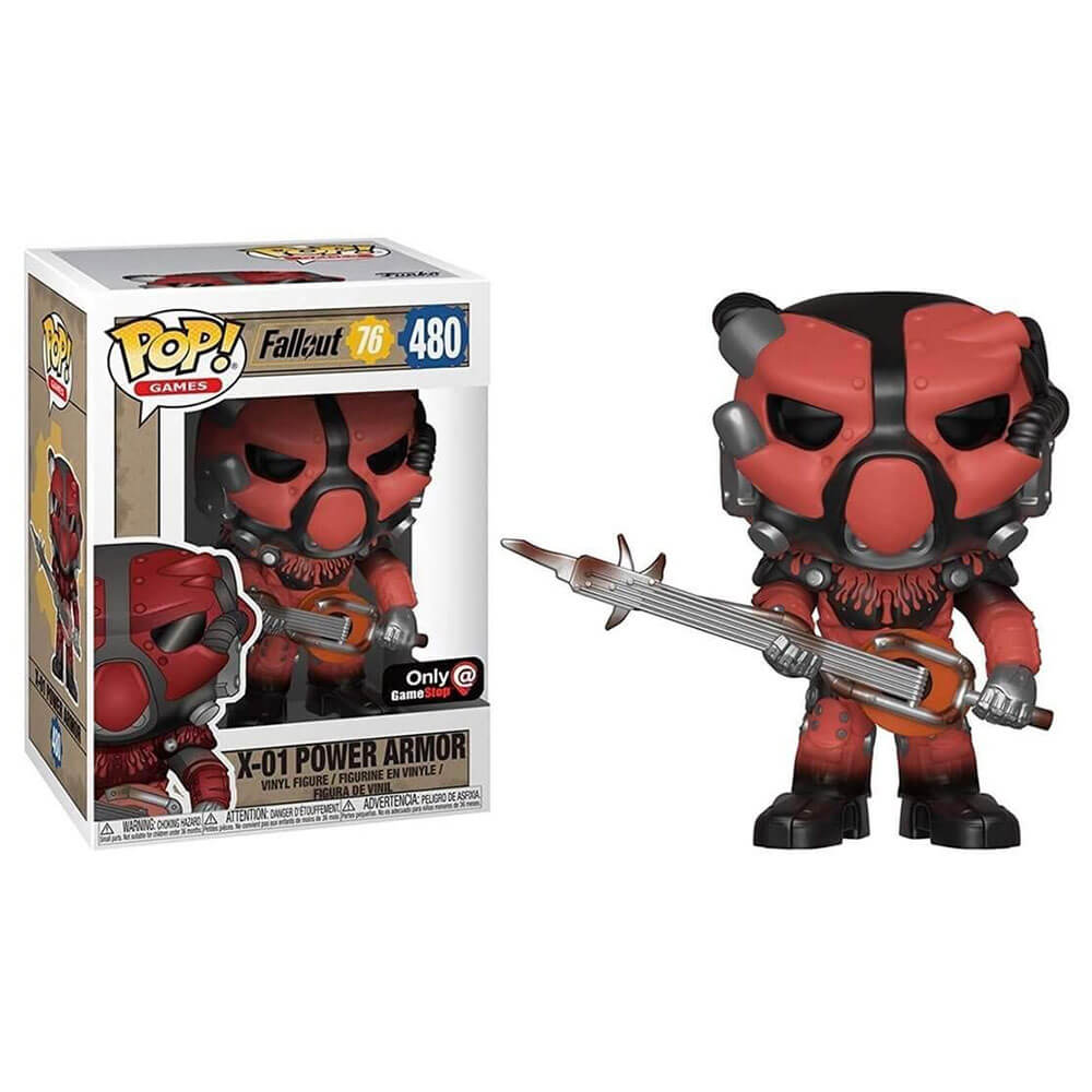 

Fallout 76 Силовая броня X-01 (красный) Эксклюзивный американский поп! винил