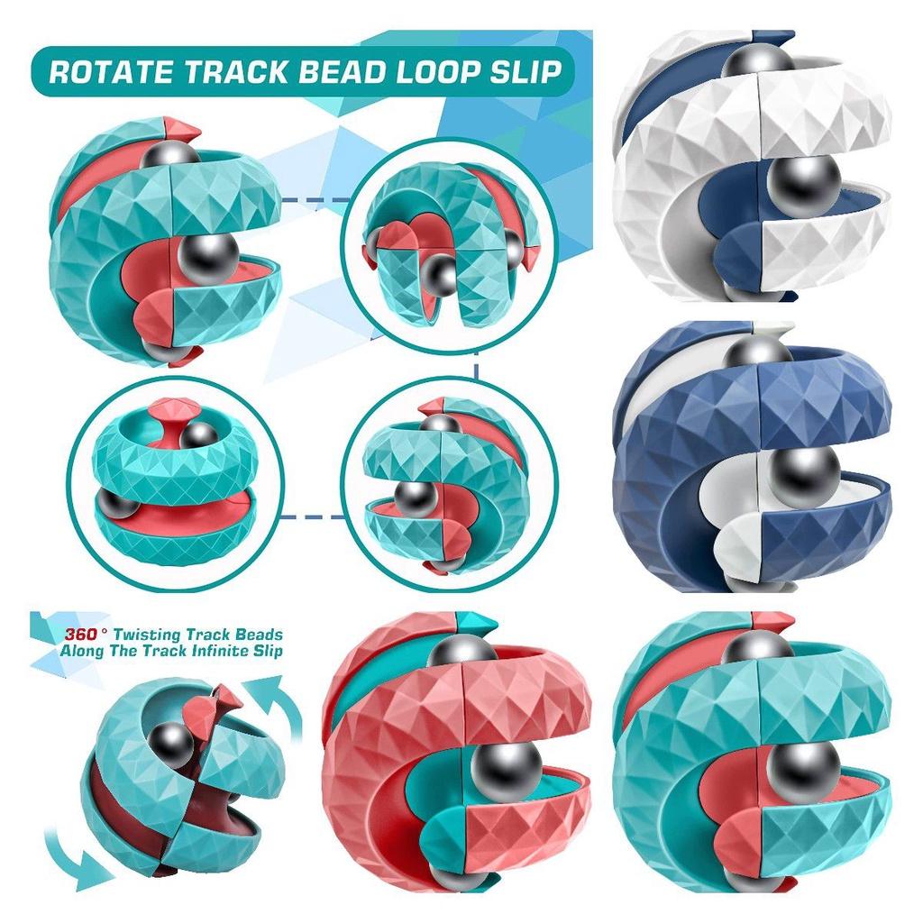 Cool Fidget Spinner Ball Kids Adults Decompress Puzzle Gift