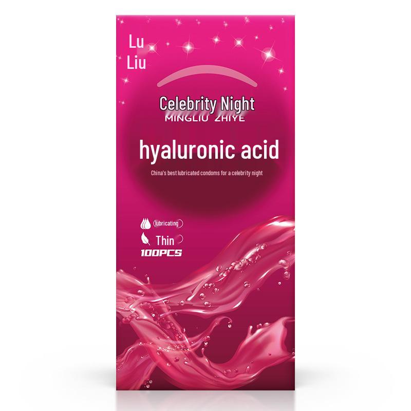 "Celebrity Night Extra-Large Condoms: Oil & Water-Friendly, 50/100pcs Angel Leaflet"