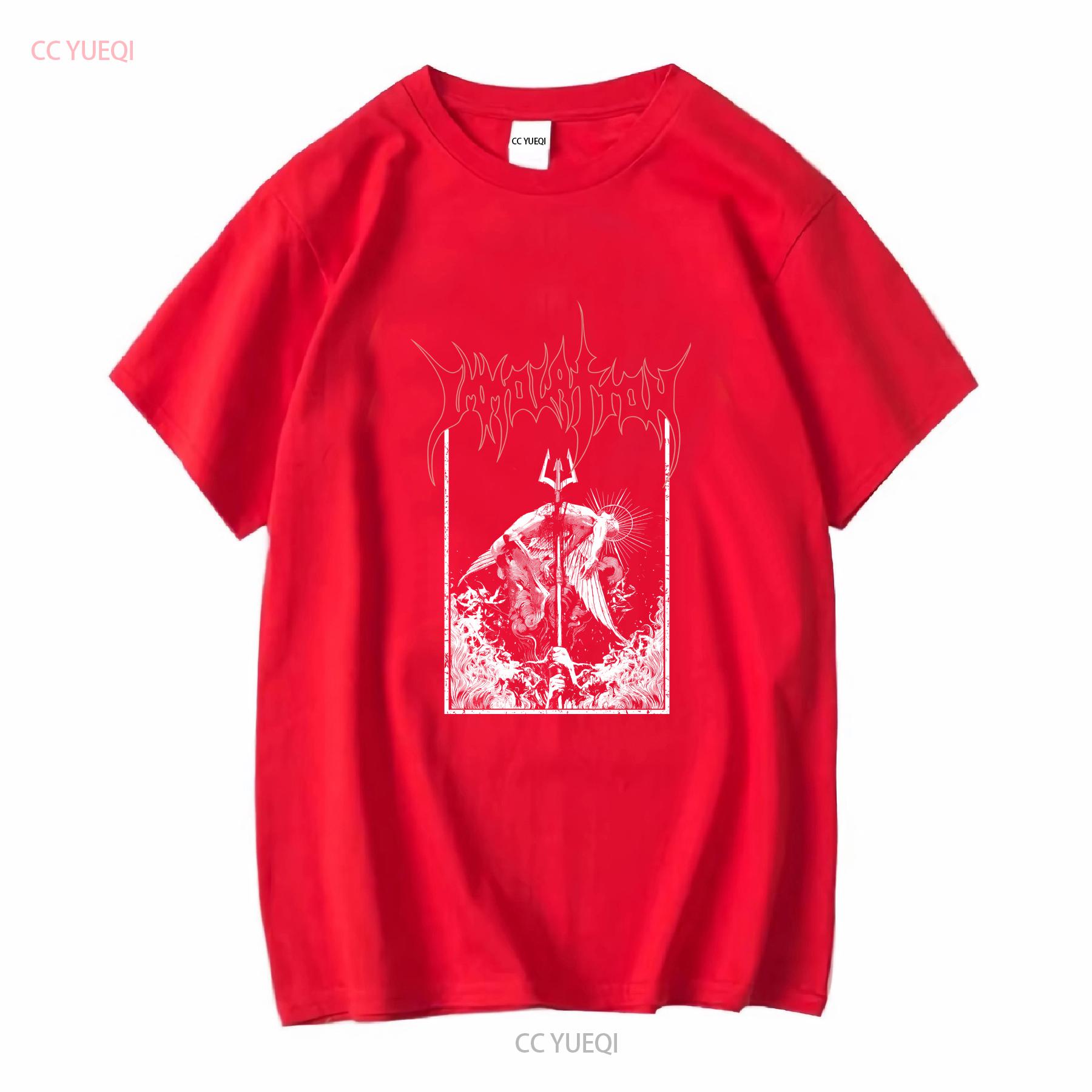 IMMOLATION ATONEMENT SHIRT ТУР DEATH METAL BLOOD INCANTATION MORBID ANGEL с длинным или коротким рукавом винтажная стираная мужская унисекс S