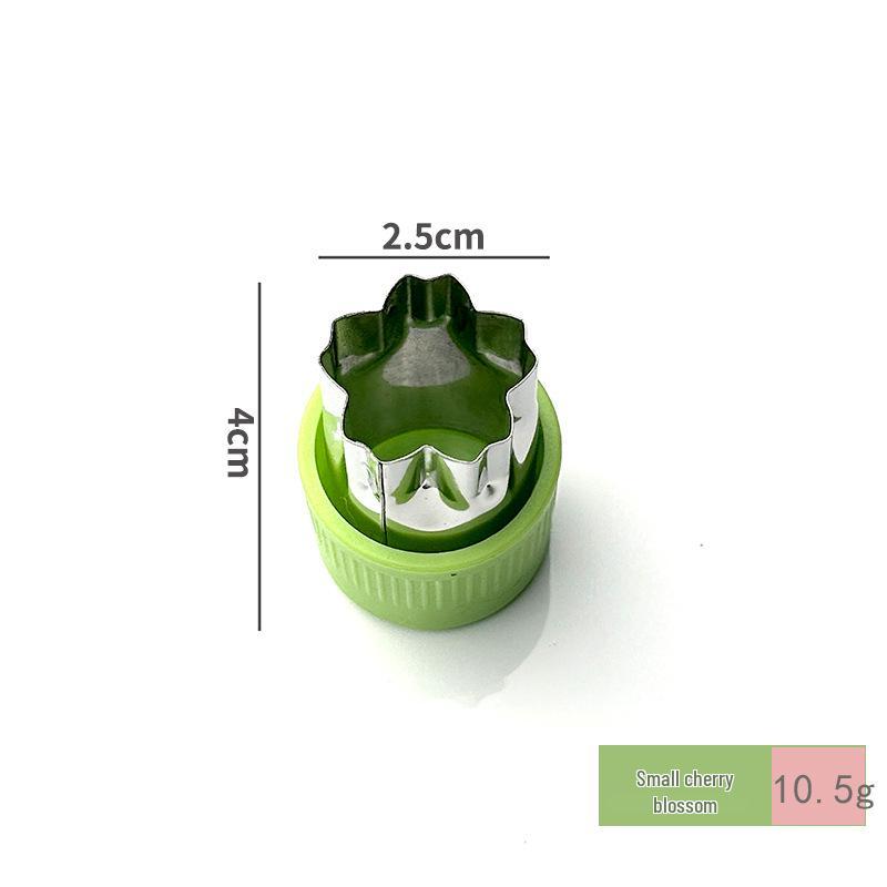 Stainless Steel Farfalle, Vegetable, Fruit, and Sausage Cutter & Cookie Wonton Stamp for Baby Food