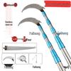 Telescopic Stainless Steel Fruit Picking Tool for Persimmons, Toona Sinensis, Peaches, Apricots, and Plums.