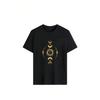 Damen Sommer Sonne & Mond Grafikdruck T-Shirt Rundhalsausschnitt Kurze Ärmel Lockerer Schnitt Lässig Vielseitig Alltags-Oberteil