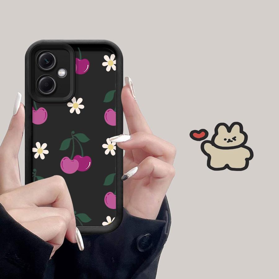 Phone Cover Case for Xiaomi Poco F8 X3 NFC C61 X3 Pro C51 C50 Cartoon Cherry Pattern