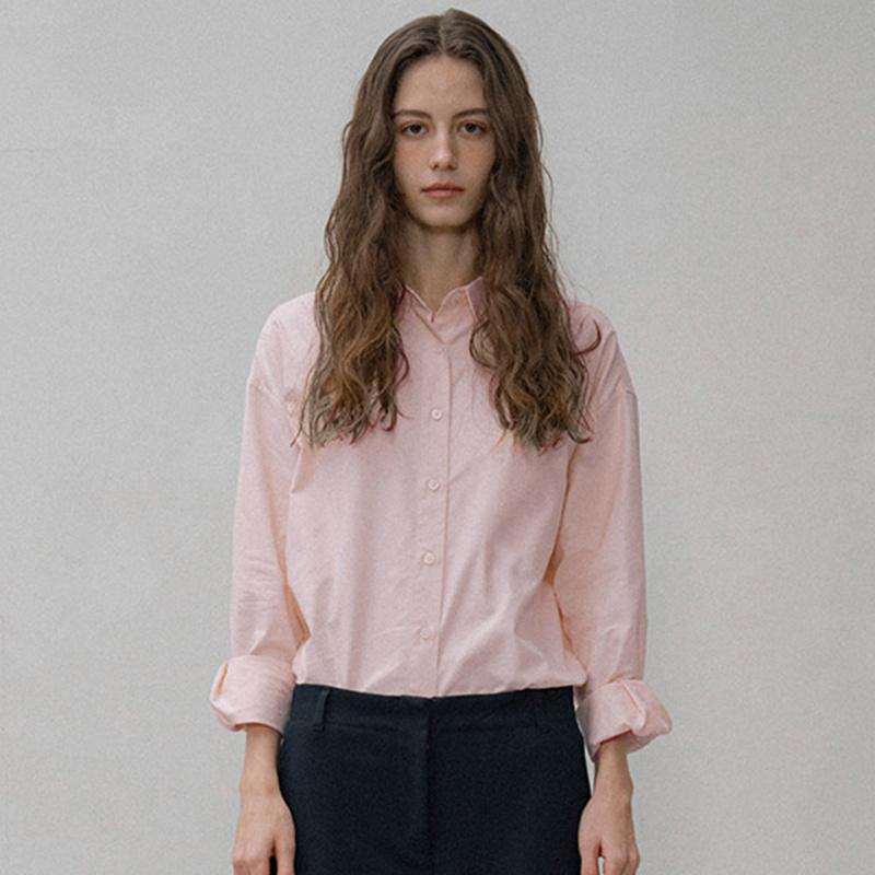 2026 Spring All-Cotton Women's Shirt, Stylish Long-Sleeve Shirt, Pure Cotton Turn-Down Collar Loose Commuting Top