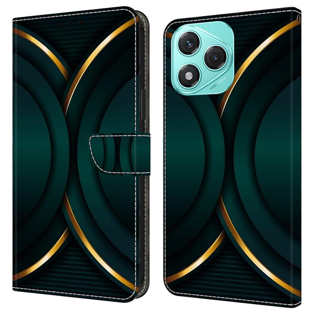 Für Honor 400 Lite 5G Hülle 3D Muster PU Leder Brieftasche Handyhülle mit Ständer