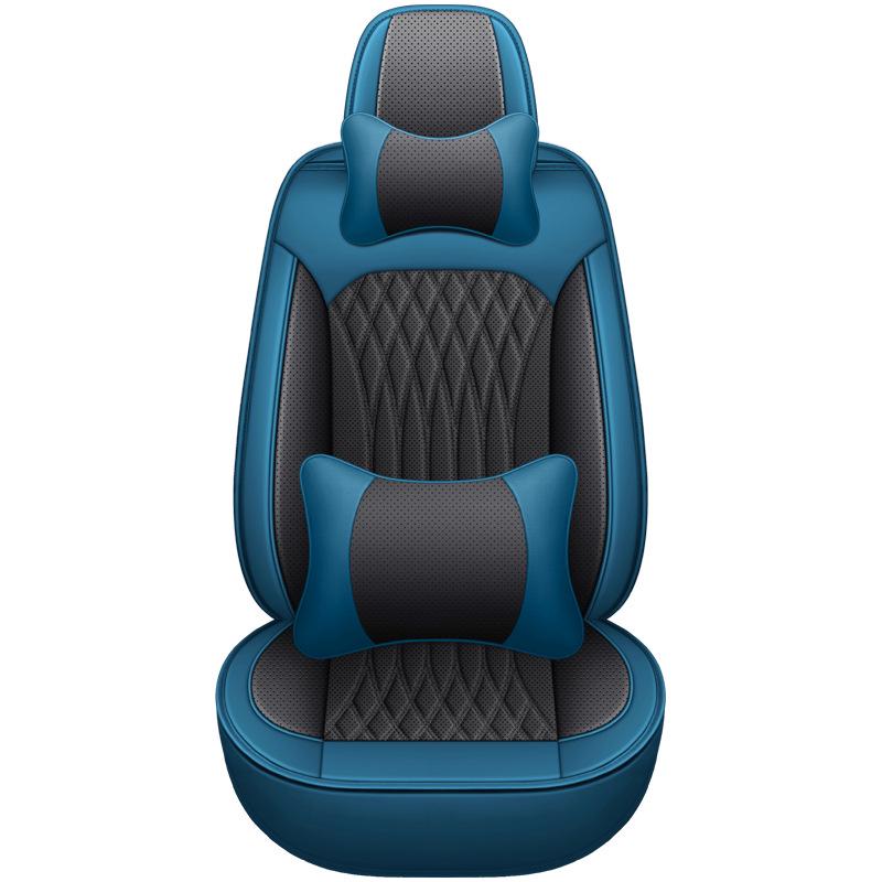 Universal Full-Wrap Nappa Leather Sports Car Seat Cover Cushion