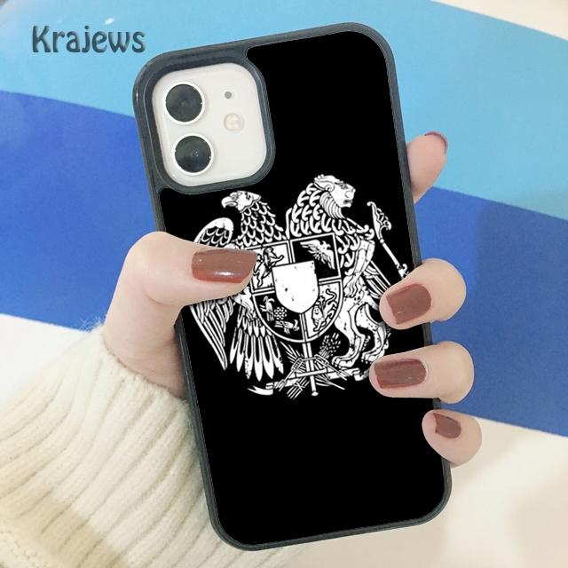 

Krajews Armenia flag Soft Phone Case Cover For iPhone 17 Air 16 15 14 plus 11 12 13 pro ma coque Shell Fundas iPhone 13