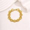 European and American light luxury high-end gold bracelet girls fashion trend high value titanium steel bracelet does not fade jewelry