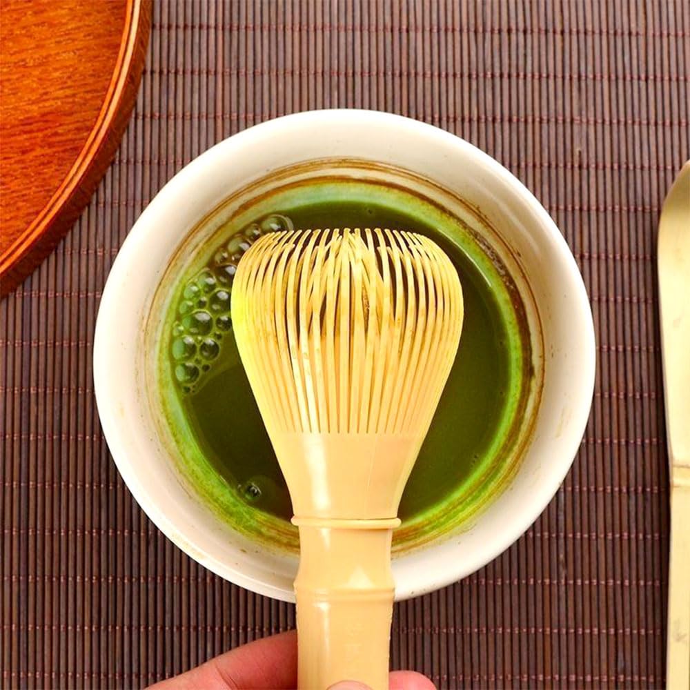 Ručně vyrobený štětec na čajový obřad, Znovu použitelný nástroj ve stylu Chasen pro míchání prášku ze zeleného čaje a čaje