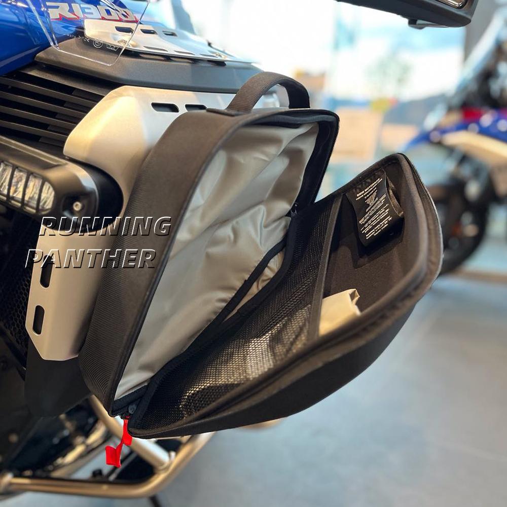 For R1300GS ADV 2024 2025 Motorcycle Tank Side Case Radiator Cowl Bag Fairing Tool Bag Waterproof R 1300 GS Adventure