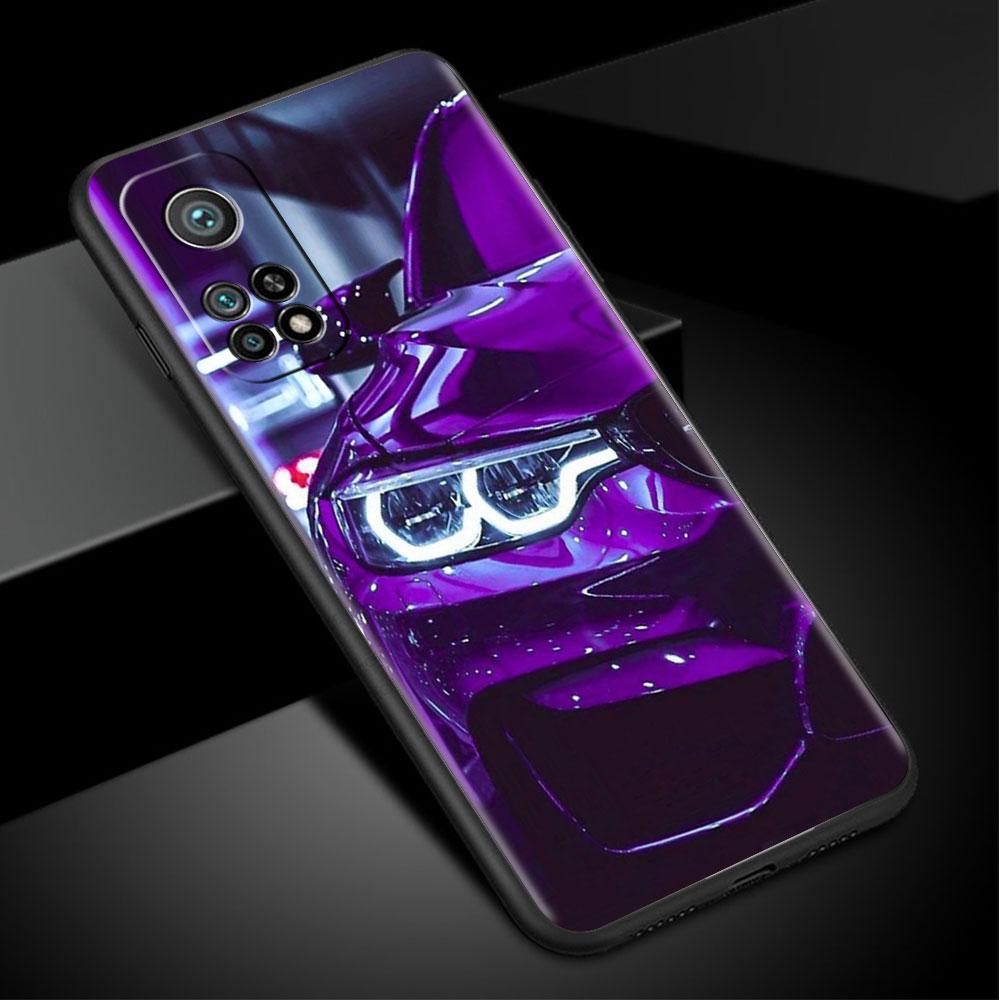 Blue Red Car Case For Xiaomi Mi Poco X3 NFC M4 M3 Pro F3 GT F1 11 Lite Note 10 11T 10T 9T Back Soft Phone Cover