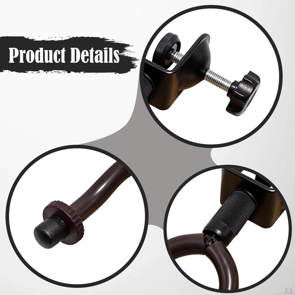 Creative Portable Heavy-Duty Music Instrument Hanger Holder with Hooks, Rack Stand for