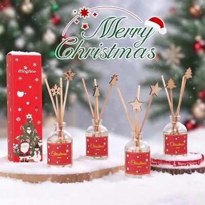 Christmas Gifts, Aromatherapy Ornaments, Home Indoor Perfumes, Holiday Fragrances, Christmas Gifts, Rattan Flameless Aromatherapy,50ML