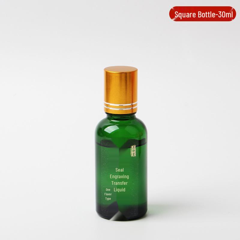Stone Stamp Transfer Kit: Watermark Transfer Liquid, Sticker, Draft Seal Mold for Seal Carving