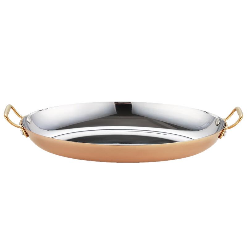 304 Stainless Steel Rose Gold Oval Serving Platter