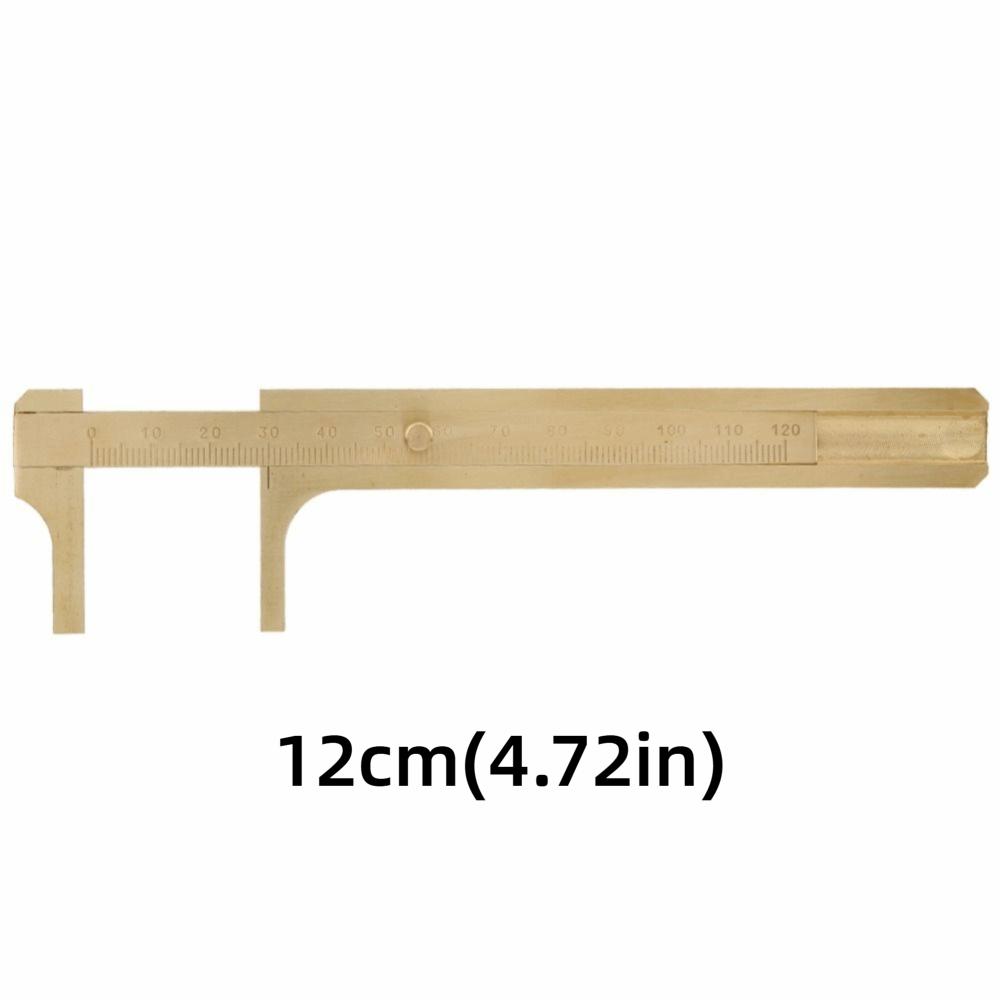 Caliper Brass Brass Vernier Caliper Sliding Gauge With Scales Pocket Vernier Caliper Mini Gold Measuring Tool Jewelry Testing