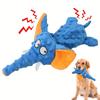 Interactive Chew Toy for Dogs - Durable Elephant Plush Toy with Teeth Grinding and Squeak Benefits