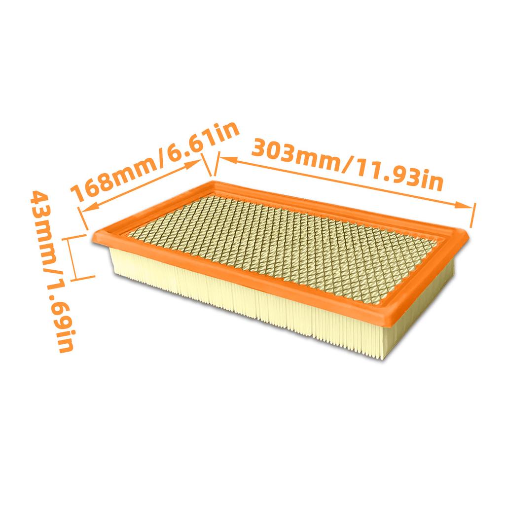 Yitong Auto-Motorluftfilter CA10242 Verbessert die Kraftstoffeffizienz Passend für Ford Edge Explorer Fusion Taurus ,17T4Z-9601-A,CY01-13-Z40A
