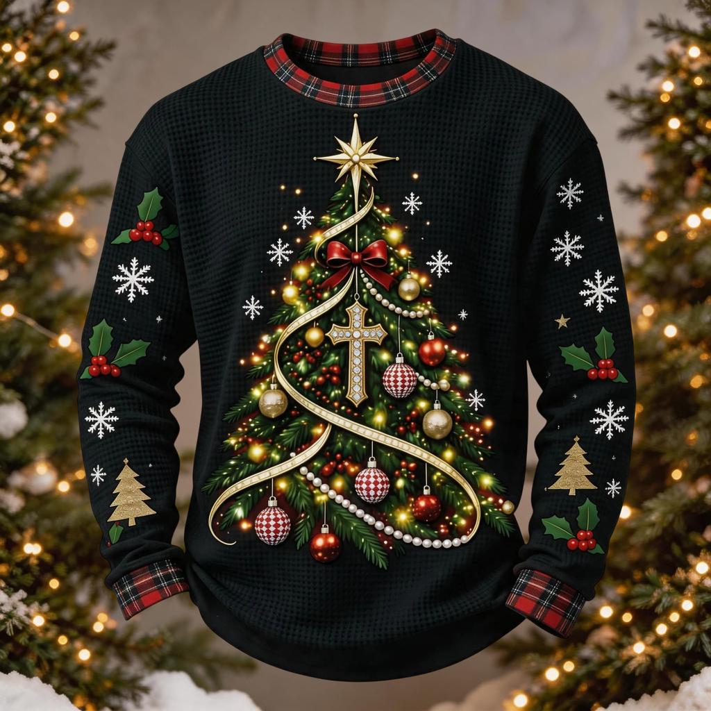 Men's Knit Long Sleeve Top for Casual Everyday Wear