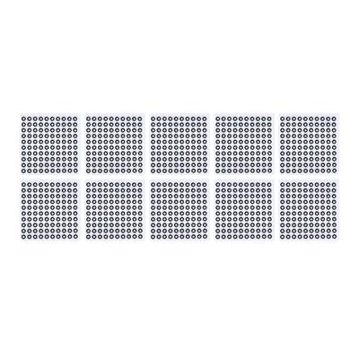 10 Blatt 3D-Scanning-Markierungspunkte Diffuse Reflexion Referenzpunkte Optische Verfolgung Lokalisierung