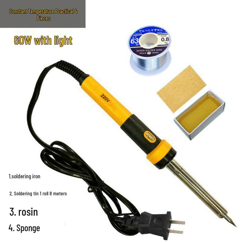 Electric Soldering Iron Kit: Household Student Solder Gun & Constant Temp Welding Pen