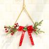 Hong Yu Handmade Wrought Iron Christmas Door Hanging Decoration