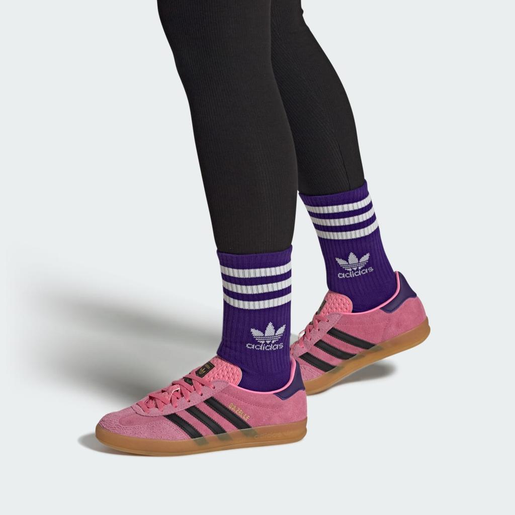 adidas Gazelle Indoor IE7002 Unisex Originals Sneakers Bliss Pink / Core Black / Collegiate Purple