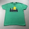 Oregon Ducks T-Shirt Mens Large Green University UO New York City NYC Alumni