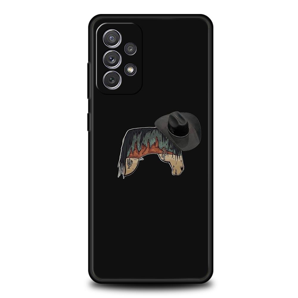 Phone Case for Samsung Galaxy A13 A15 A17 A07 A21S A22 A23 A25 A31 A73 A32 A52 A52S A41 5G Soft TPU Shell Cowboy Fundas Capa Bag