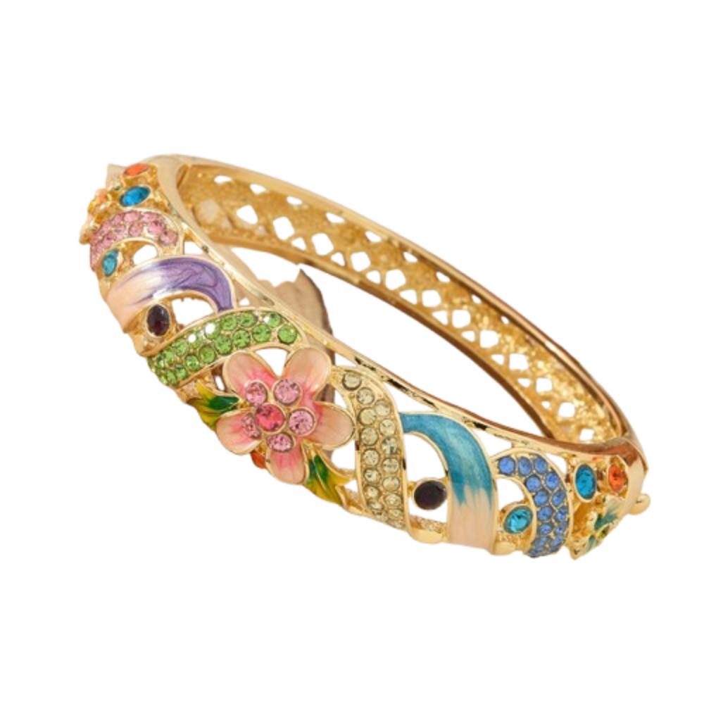 Doppelarmreif Hohlblumenarmreif Chinesisches Damen-Armband Schmuck Geschenke