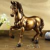 Creative home office business gift horse to success save money piggy bank resin crafts home decoration