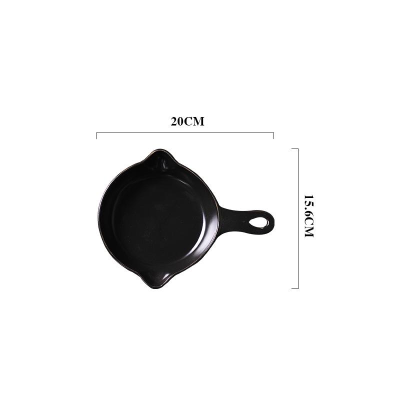 

Креативная керамическая тарелка с скандинавской ручкой, тарелка в западном стиле, тарелка для выпечки торта, тарелка для завтрака