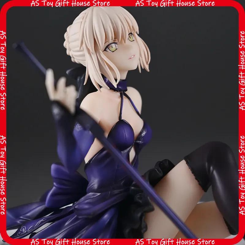Black Lancer Artoria Pendragon Alter Gk Pvc Anime Figure Elegant Female Character Collectible Statue Desktop Ornament Gift