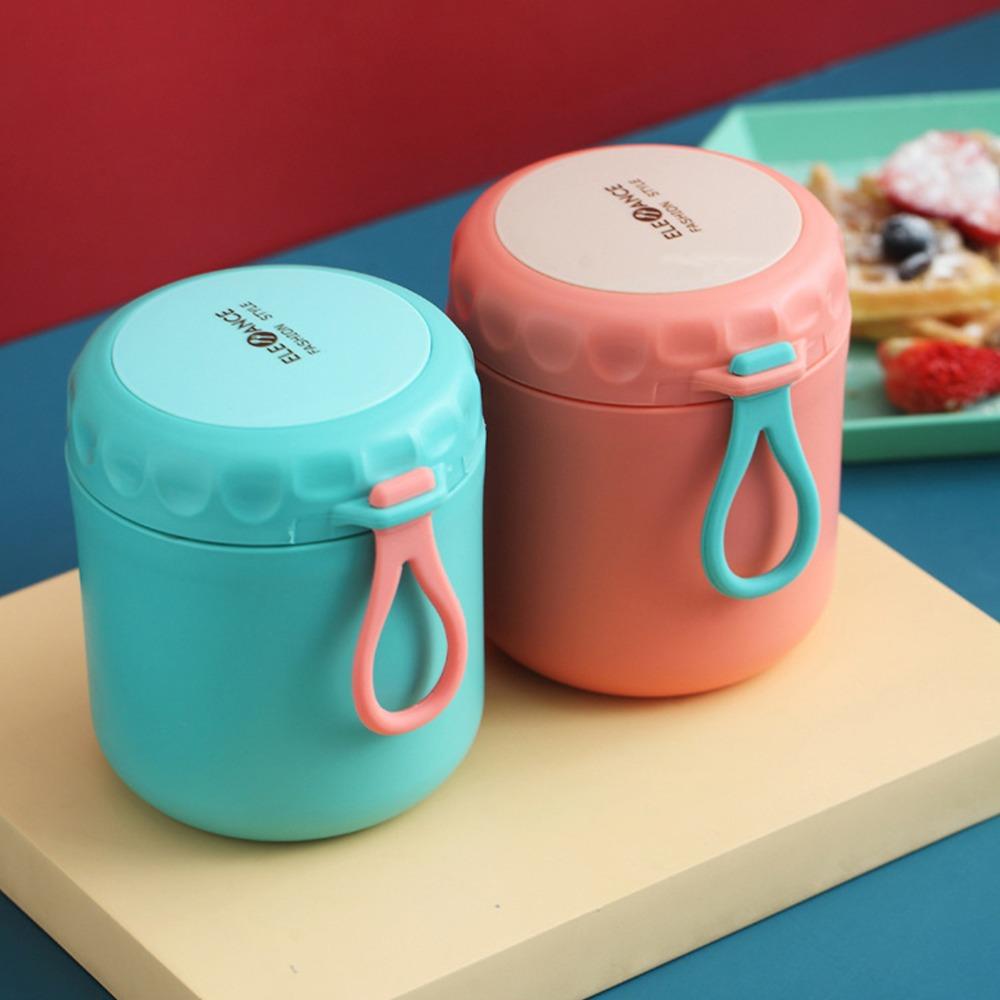 Wide Mouth Soup Container Leakproof Sealed Lid Thermal Cup Lightweight Food Canister Office Lunch