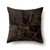 Nordic Ins Marble Polyester Pillowcase Car Decoration Home Printed Waist Cushion Pillowcase