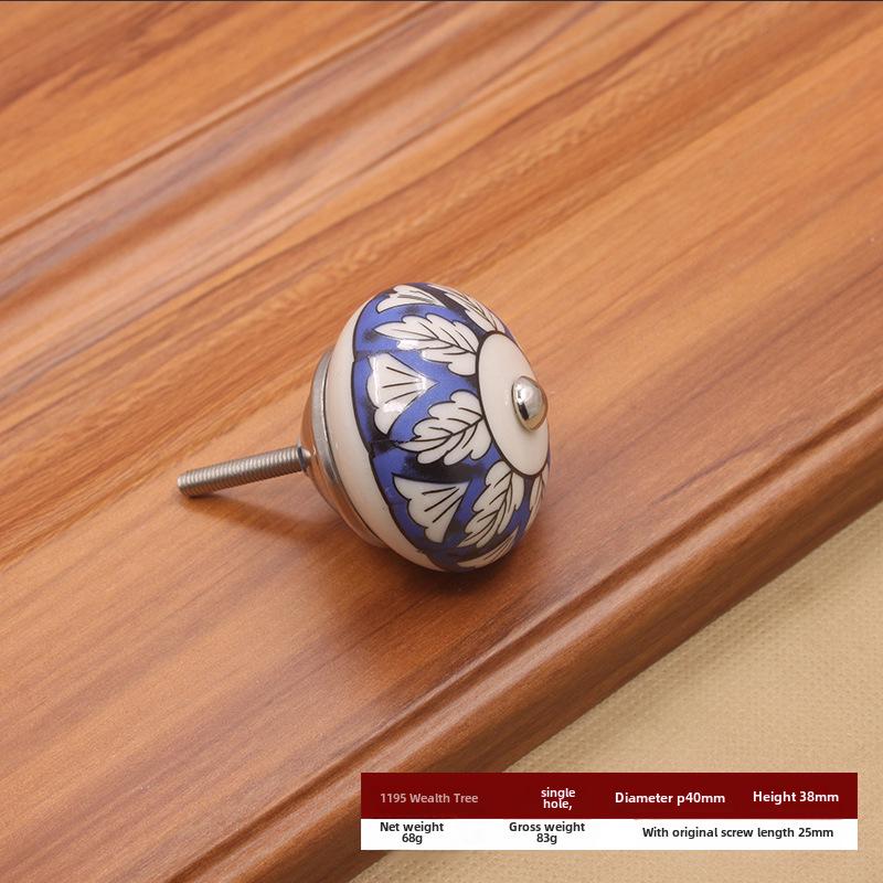Modern American Ceramic Pumpkin Cabinet Handle