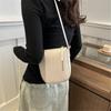 Solid Color Pu Shoulder Bags for Women Girls Zipper Ladies Crossbody Phone Bag Travel Phone Key Coin Card Storage Pouch