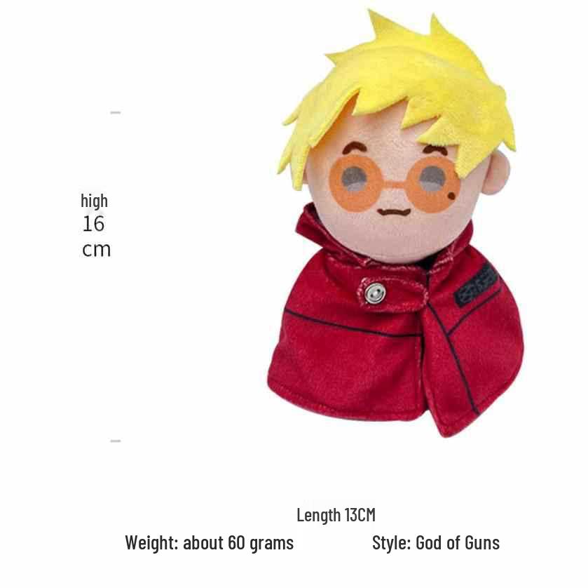 Плюшевая игрушка-подвеска Vash из TRIGUN STAMPEDE - Аниме-аксессуар 16 cm