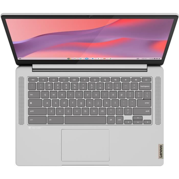 PC Portable Chromebook LENOVO IdeaPad Slim 3 14M868 | Chrome OS - 14'' FHD - MT8186 - RAM 4Go - Stockage 64Go - AZERTY