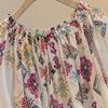 Cypreser Women's 2025 Spring Printed Loose Short-Sleeve Blouse