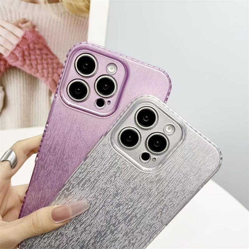 Süßer Glitzer geeignet für iPhone16Pro Handyhülle Apple 15Pro kreativ 14Pro rutschfest 13Pro